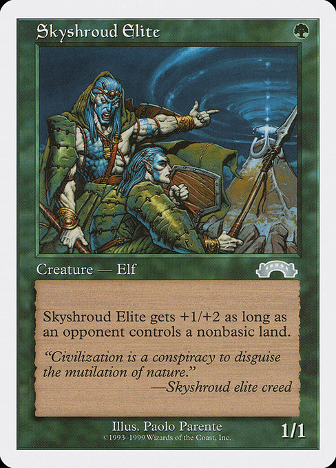 Magic the Gathering Card - Skyshroud Elite - MTG Circle