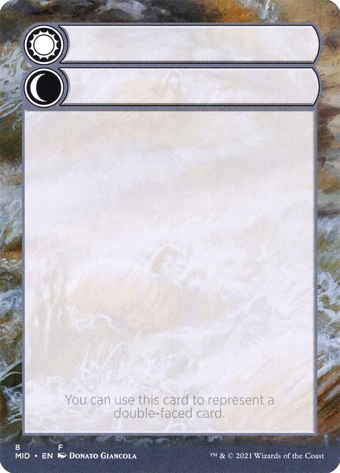 Magic the Gathering Card - Double-Faced Substitute Card - MTG Circle