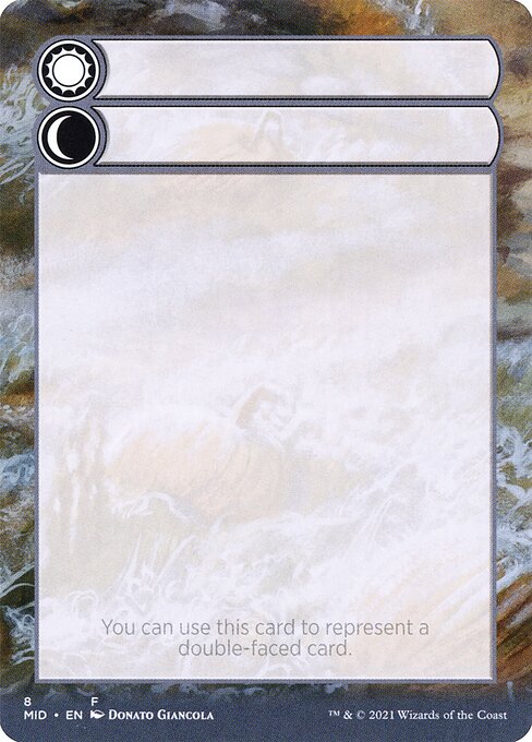 Magic the Gathering Card - Double-Faced Substitute Card - MTG Circle