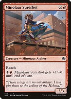 Magic the Gathering Card - Minotaur Sureshot - MTG Circle