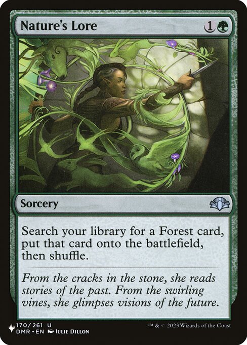 Magic the Gathering Card - Nature's Lore - MTG Circle