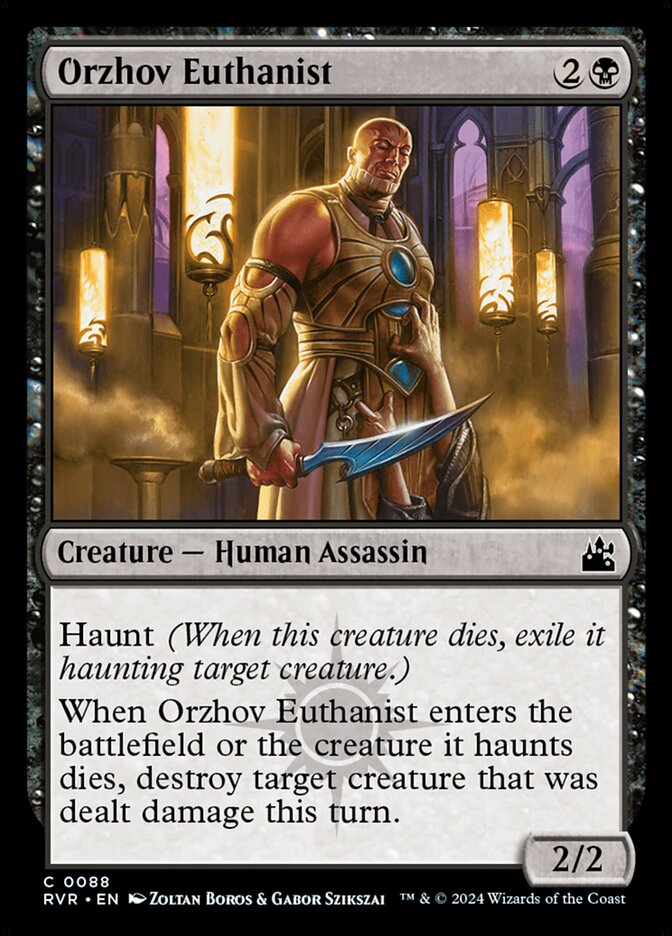 Magic the Gathering Card - Orzhov Euthanist - MTG Circle