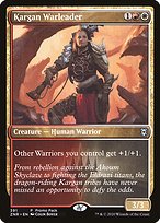 Magic the Gathering Card - Kargan Warleader - MTG Circle