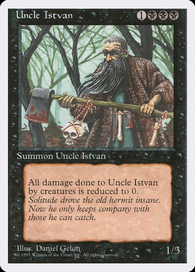 Magic the Gathering Card - Uncle Istvan - MTG Circle