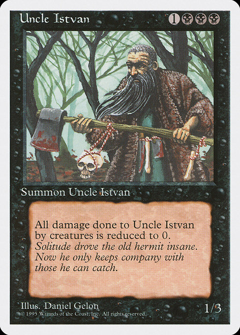 Magic the Gathering Card - Uncle Istvan - MTG Circle