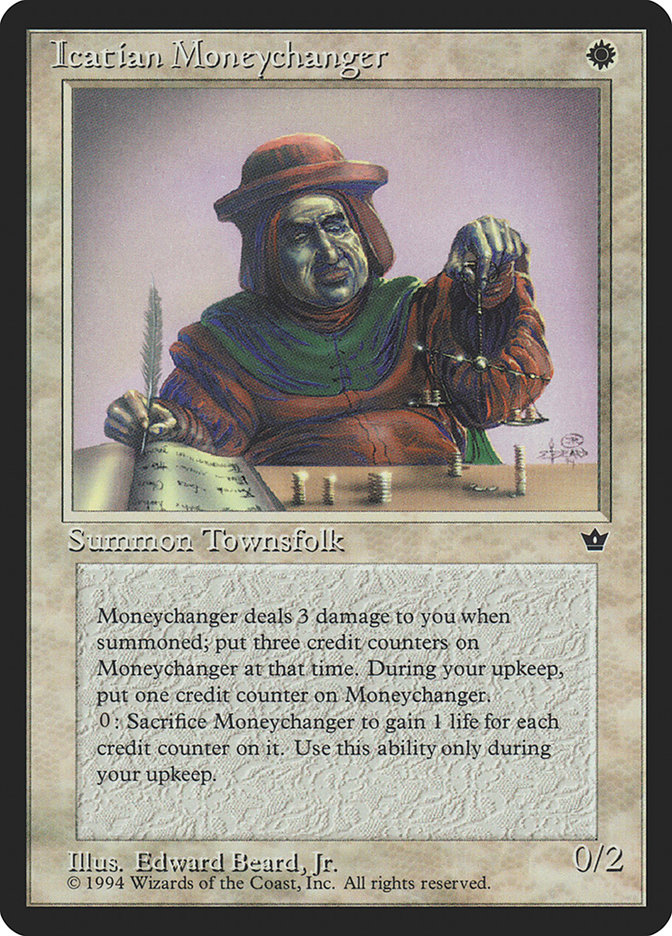 Magic the Gathering Card - Icatian Moneychanger - MTG Circle
