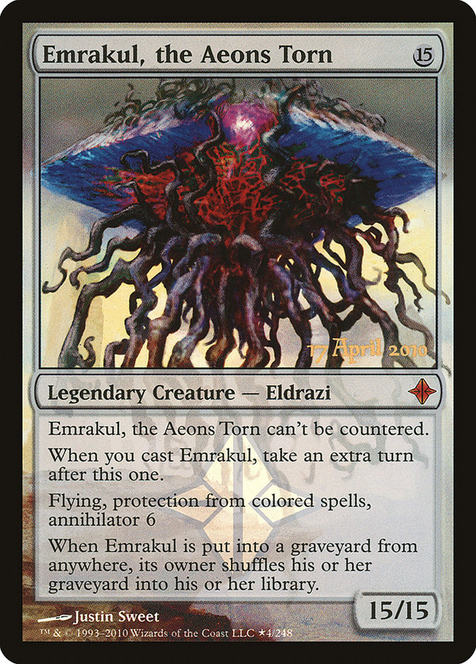 Magic the Gathering Card - Emrakul, the Aeons Torn - MTG Circle