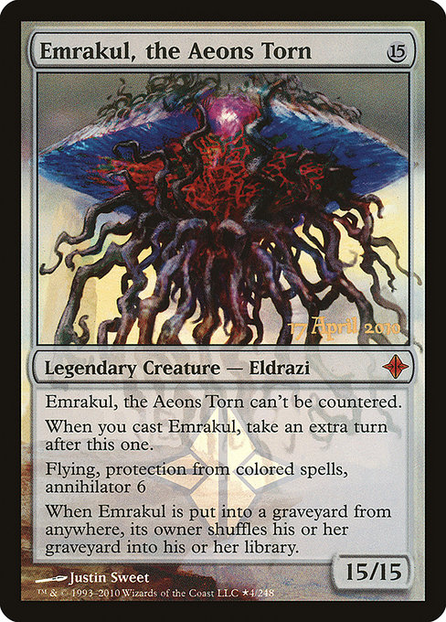 Magic the Gathering Card - Emrakul, the Aeons Torn - MTG Circle