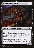 Magic the Gathering Card - Bushmeat Poacher - MTG Circle