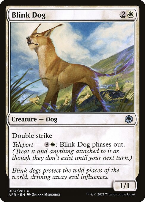 Magic the Gathering Card - Blink Dog - MTG Circle