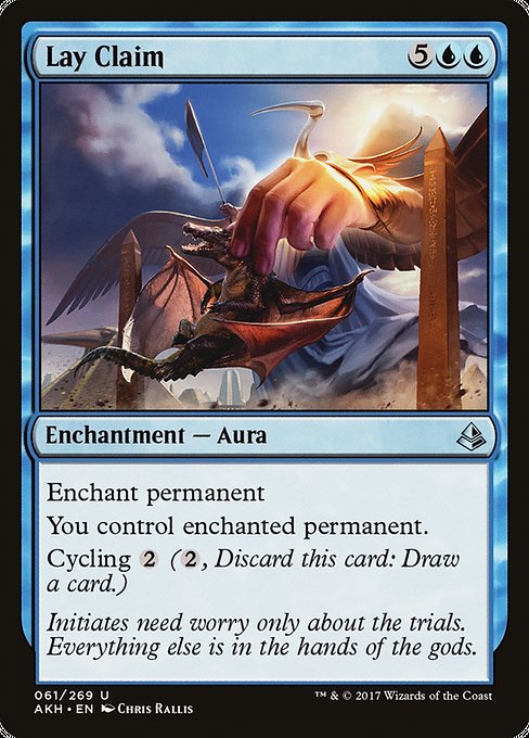 Magic the Gathering Card - Lay Claim - MTG Circle
