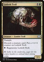 Magic the Gathering Card - Lotleth Troll - MTG Circle