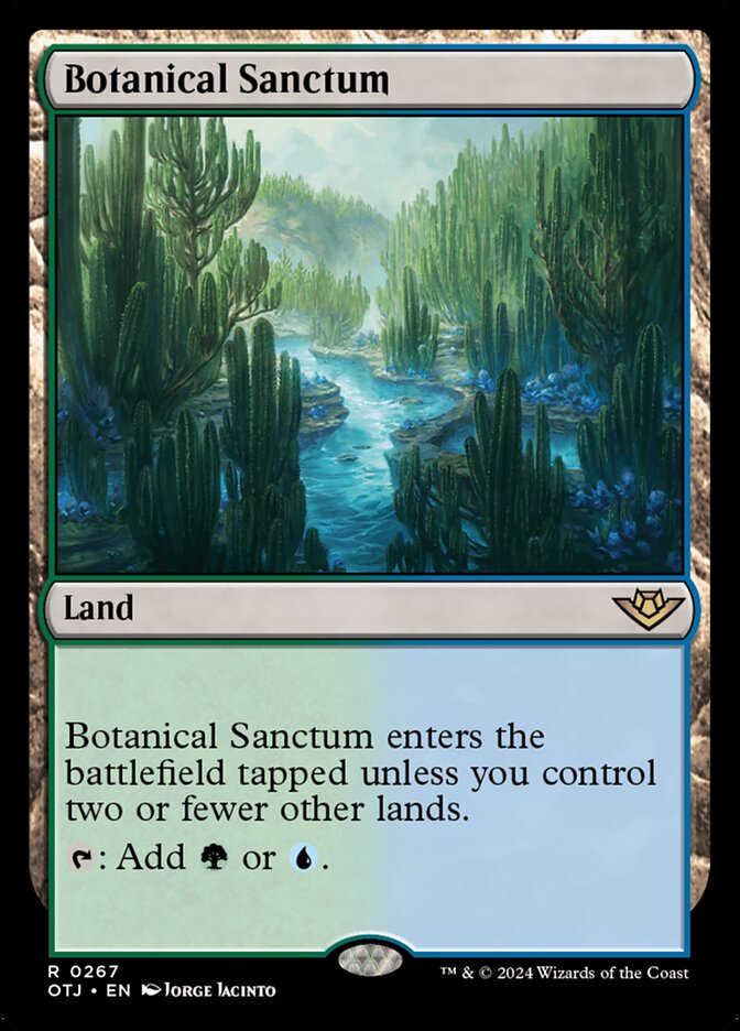 Magic the Gathering Card - Botanical Sanctum - MTG Circle