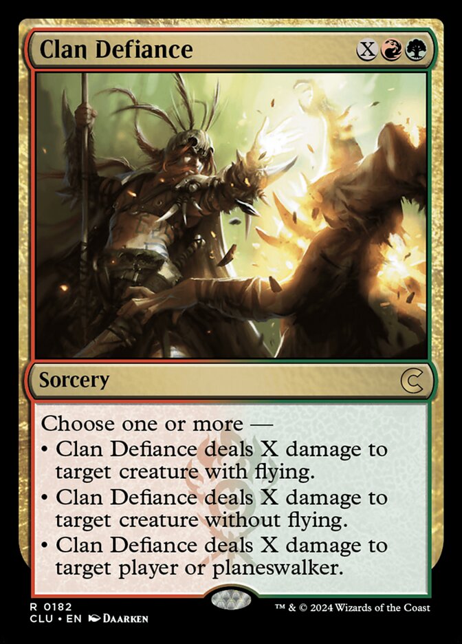 Magic the Gathering Card - Clan Defiance - MTG Circle