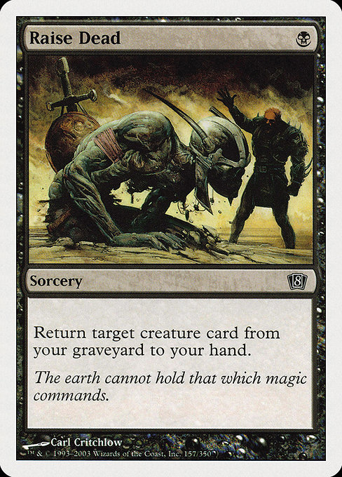 Magic the Gathering Card - Raise Dead - MTG Circle
