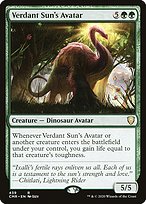 Magic the Gathering Card - Verdant Sun's Avatar - MTG Circle