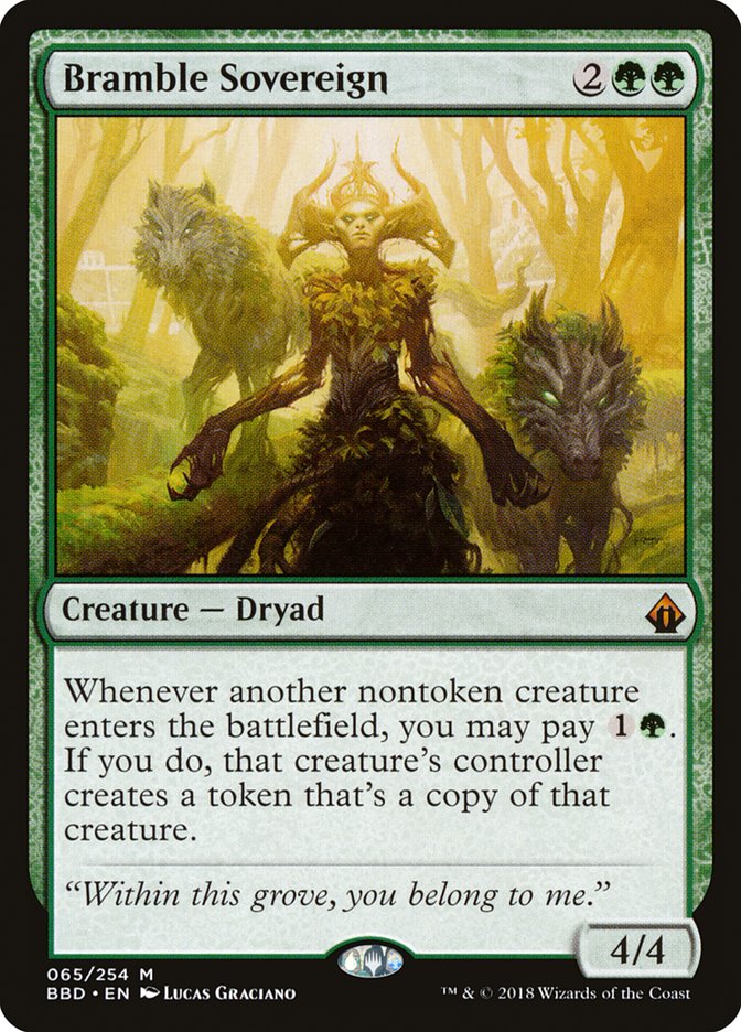 Magic the Gathering Card - Bramble Sovereign - MTG Circle