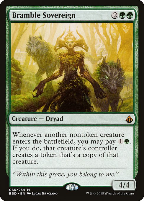 Magic the Gathering Card - Bramble Sovereign - MTG Circle