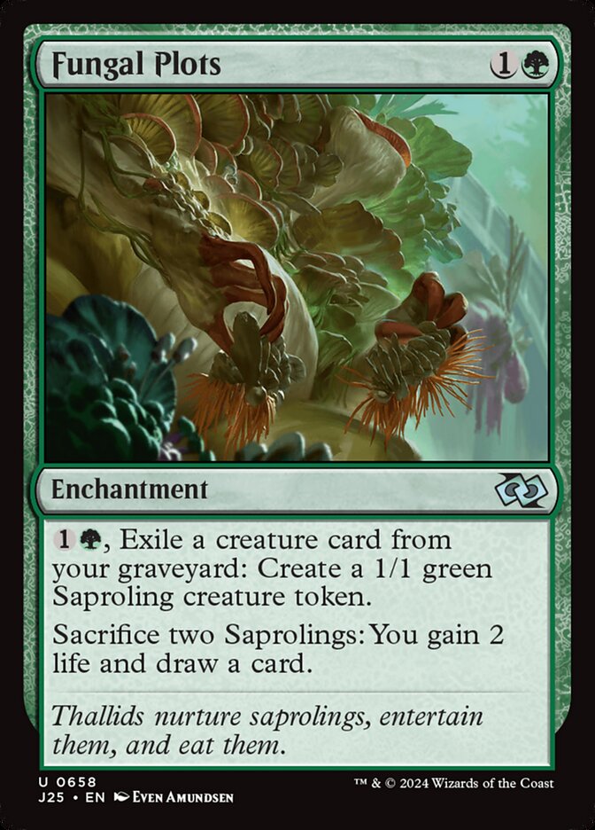 Magic the Gathering Card - Fungal Plots - MTG Circle