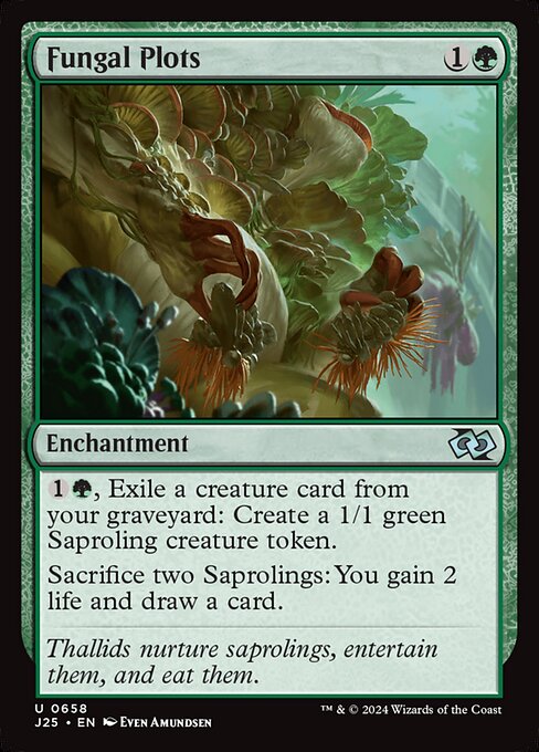 Magic the Gathering Card - Fungal Plots - MTG Circle