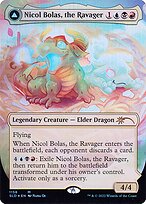 Magic the Gathering Card - Nicol Bolas, the Ravager // Nicol Bolas, the Arisen - MTG Circle