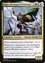 Magic the Gathering Card - Maja, Bretagard Protector - MTG Circle
