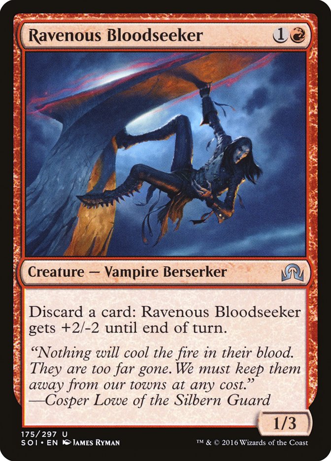 Magic the Gathering Card - Ravenous Bloodseeker - MTG Circle