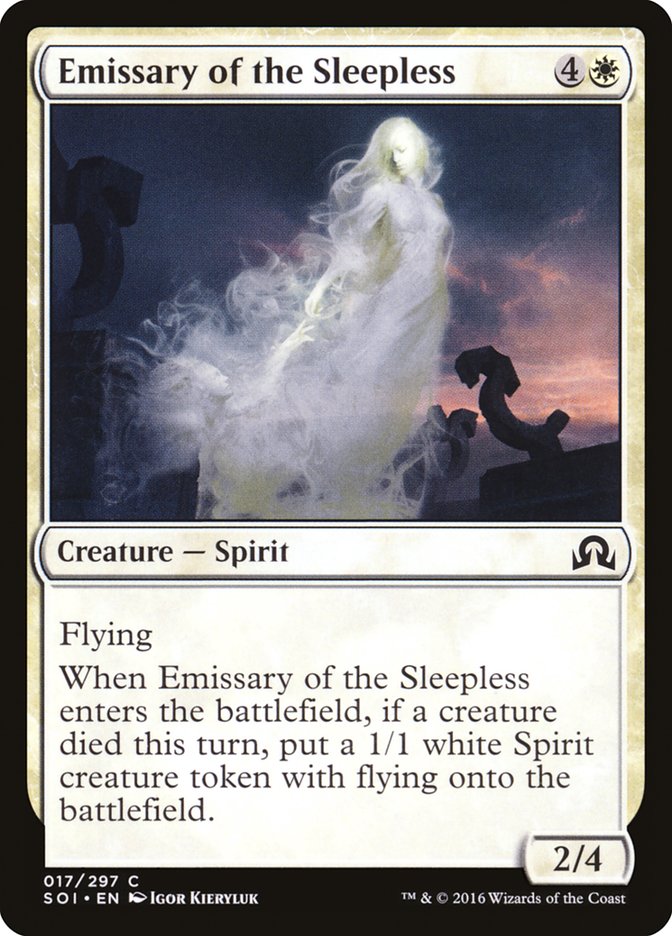 Magic the Gathering Card - Emissary of the Sleepless - MTG Circle