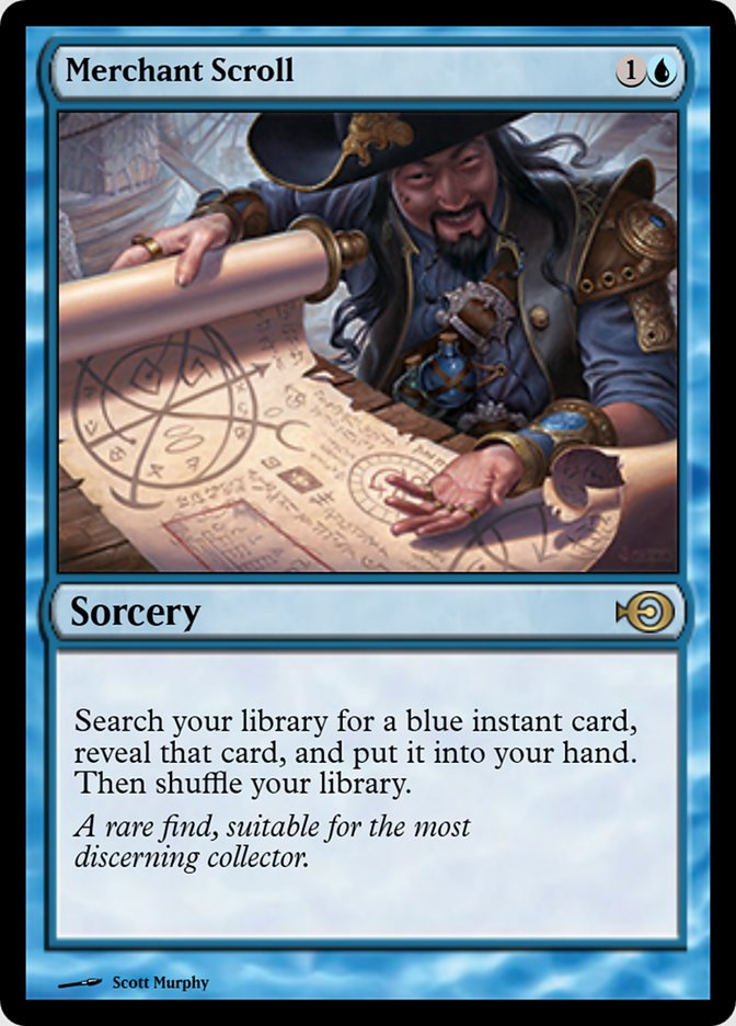 Magic the Gathering Card - Merchant Scroll - MTG Circle