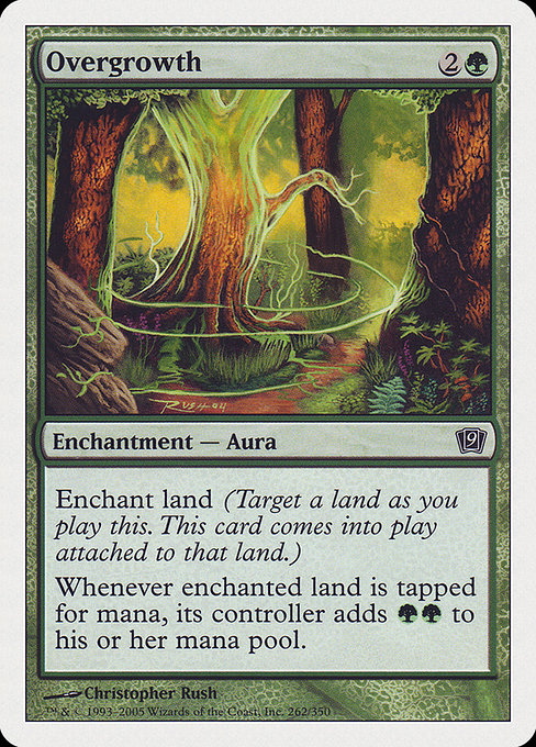Magic the Gathering Card - Overgrowth - MTG Circle