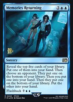 Magic the Gathering Card - Memories Returning - MTG Circle