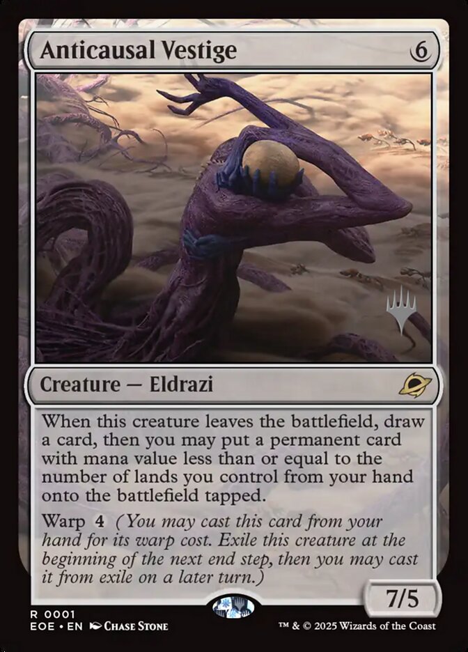 Magic the Gathering Card - Anticausal Vestige - MTG Circle