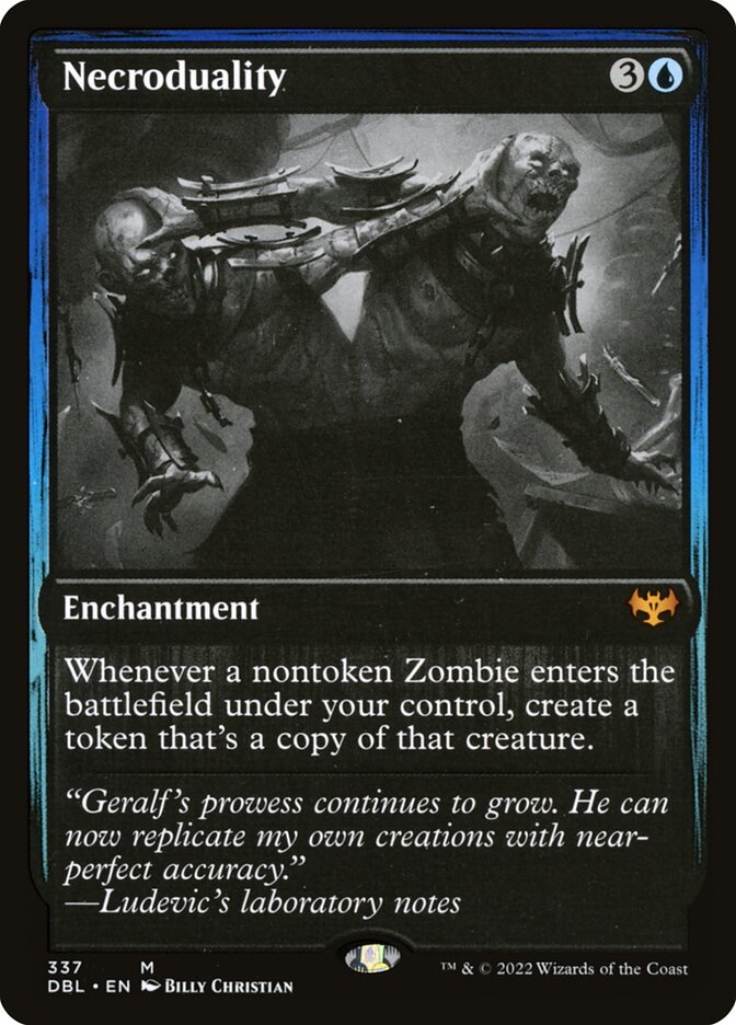Magic the Gathering Card - Necroduality - MTG Circle
