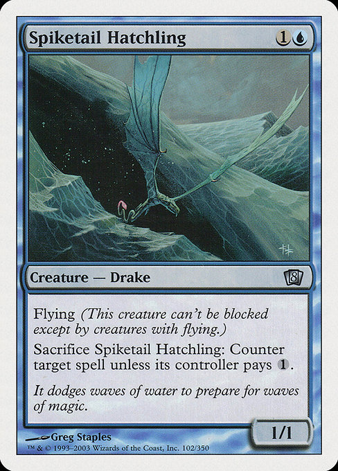 Magic the Gathering Card - Spiketail Hatchling - MTG Circle