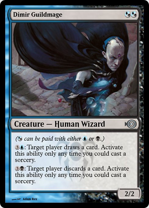 Magic the Gathering Card - Dimir Guildmage - MTG Circle