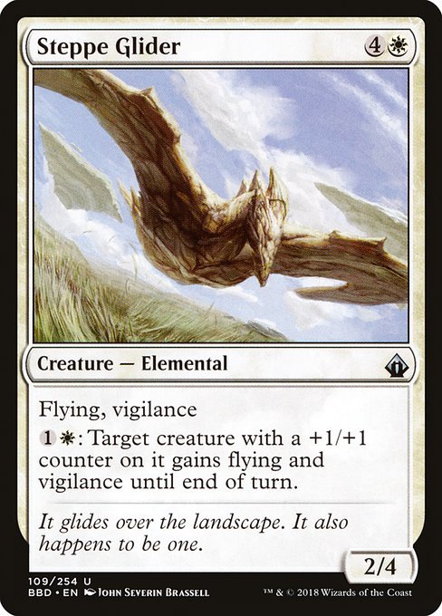 Magic the Gathering Card - Steppe Glider - MTG Circle