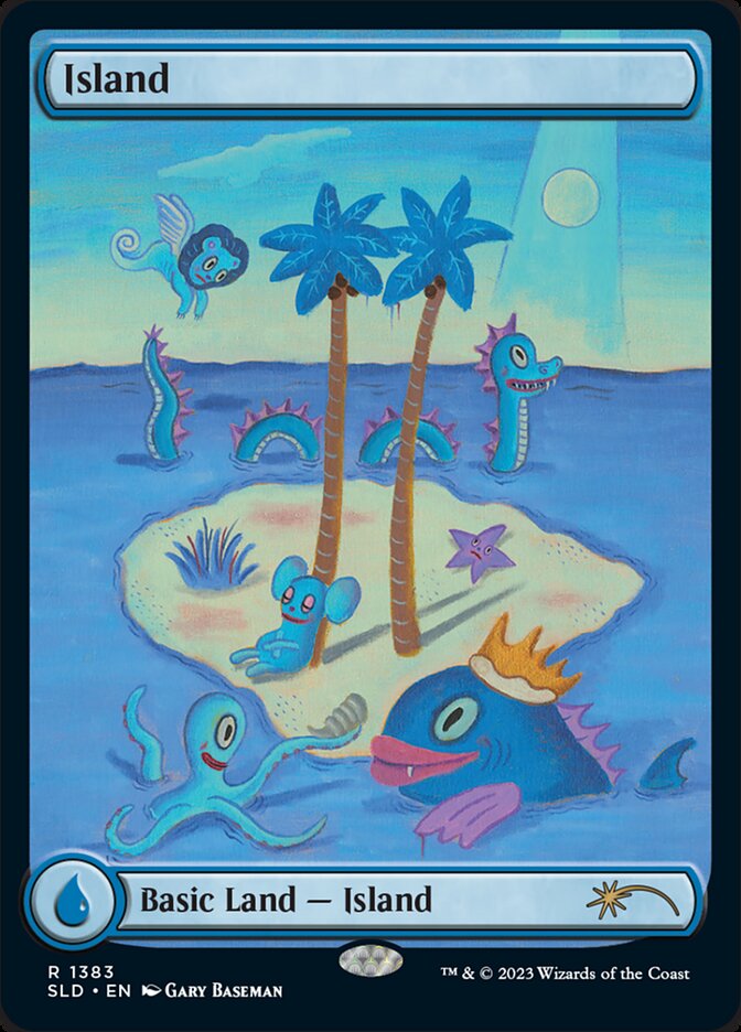 Magic the Gathering Card - Island - MTG Circle