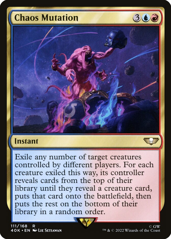 Magic the Gathering Card - Chaos Mutation - MTG Circle