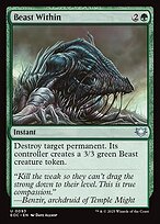Magic the Gathering Card - Beast Within - MTG Circle