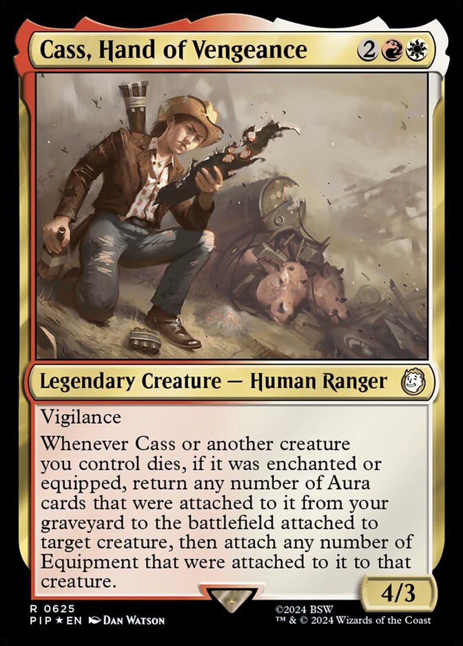 Magic the Gathering Card - Cass, Hand of Vengeance - MTG Circle