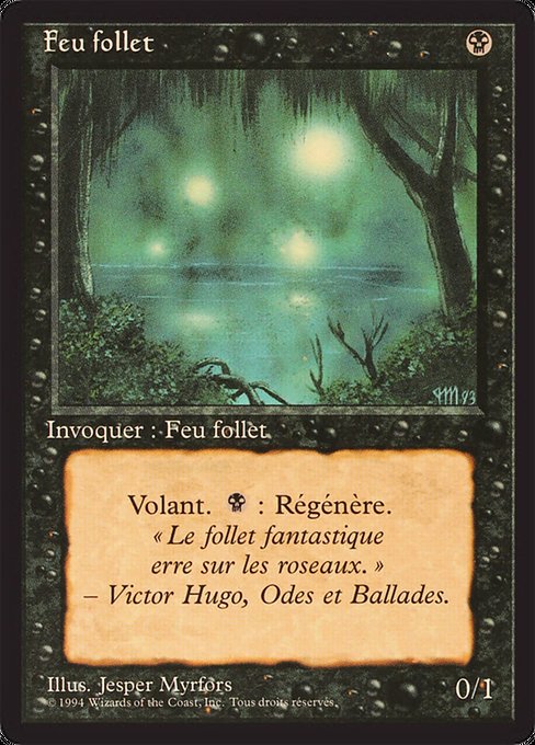 Magic the Gathering Card - Will-o'-the-Wisp - MTG Circle