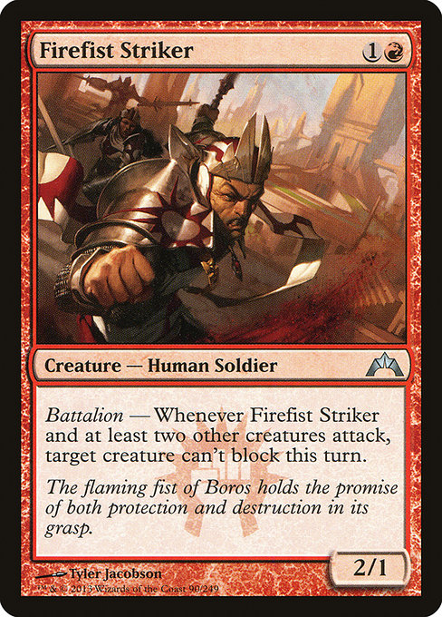 Magic the Gathering Card - Firefist Striker - MTG Circle