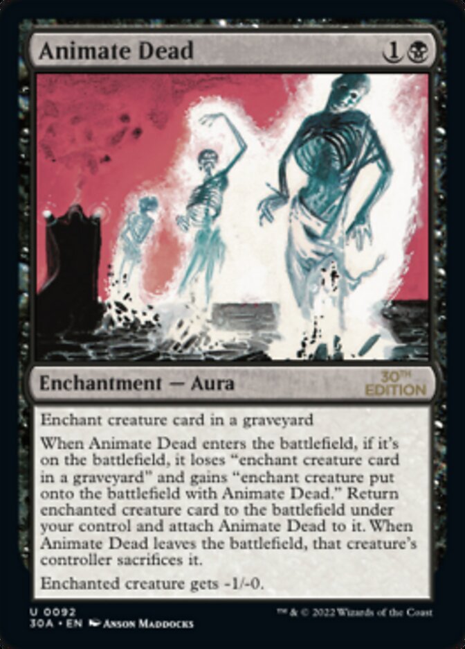 Magic the Gathering Card - Animate Dead - MTG Circle