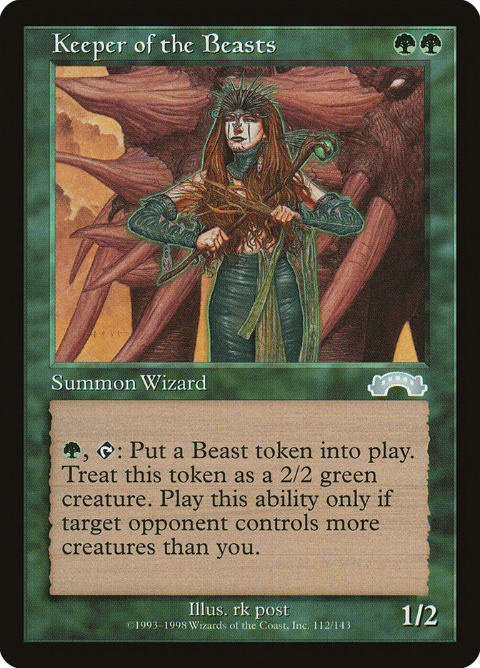 Magic the Gathering Card - Keeper of the Beasts - MTG Circle