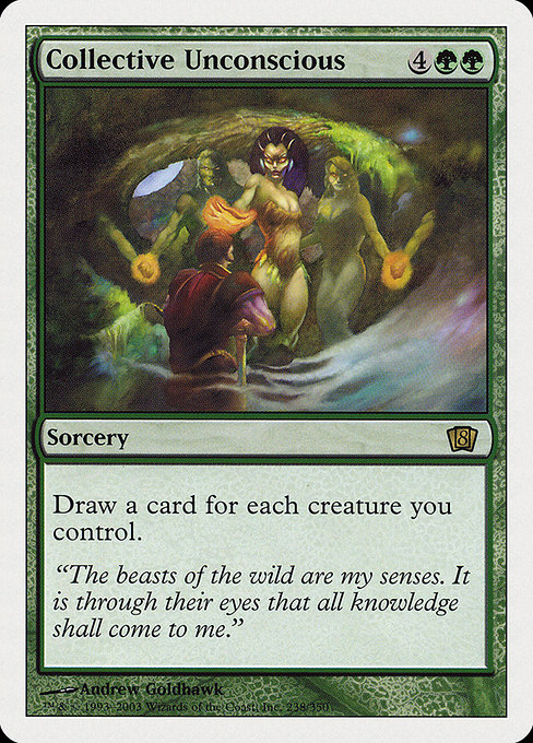 Magic the Gathering Card - Collective Unconscious - MTG Circle