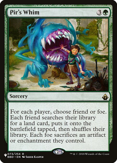 Magic the Gathering Card - Pir's Whim - MTG Circle