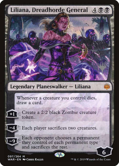 Magic the Gathering Card - Liliana, Dreadhorde General - MTG Circle