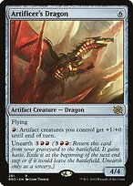 Magic the Gathering Card - Artificer's Dragon - MTG Circle