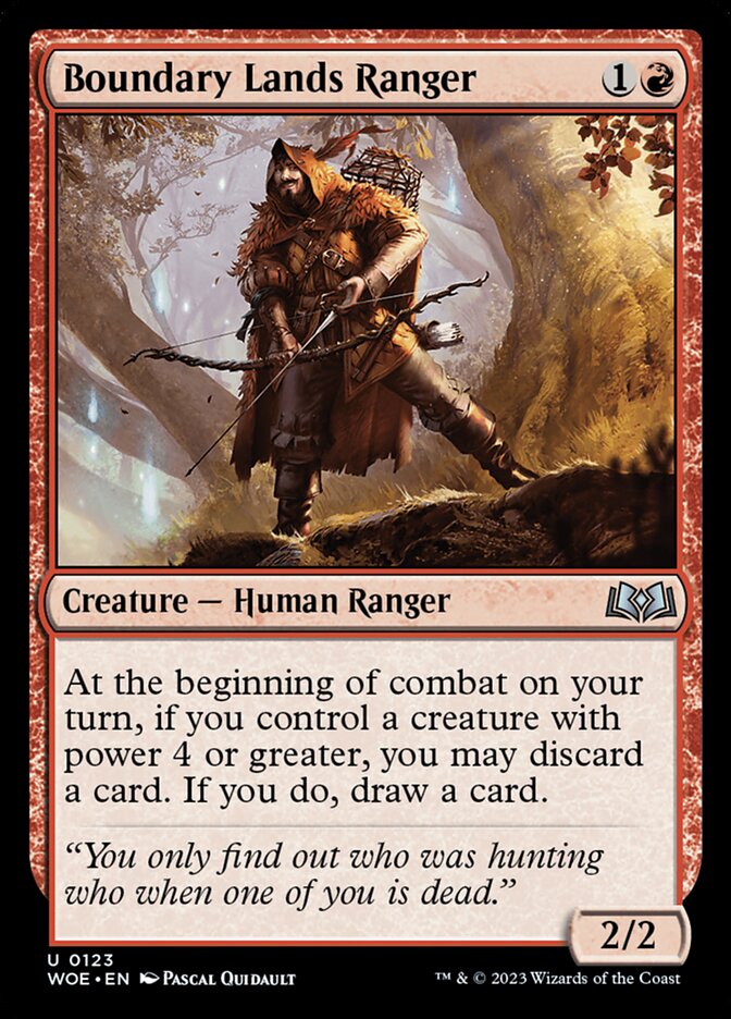 Magic the Gathering Card - Boundary Lands Ranger - MTG Circle