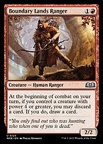 Magic the Gathering Card - Boundary Lands Ranger - MTG Circle